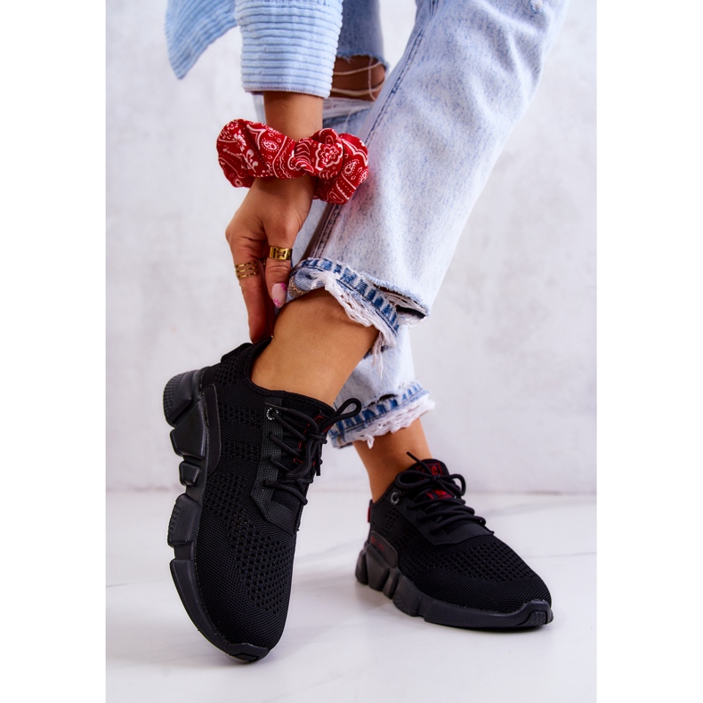 Pantofi sport dama Memory Foam Big Star JJ274273 Negru 2