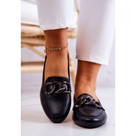 Mocasini de dama Sergio Leone MK739 negri negru 2