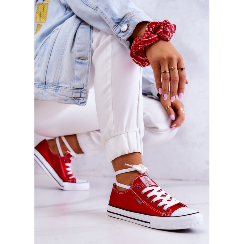 Pantofi de damă Clasici Cross Jeans JJ2R4010C Roșu roşu 2