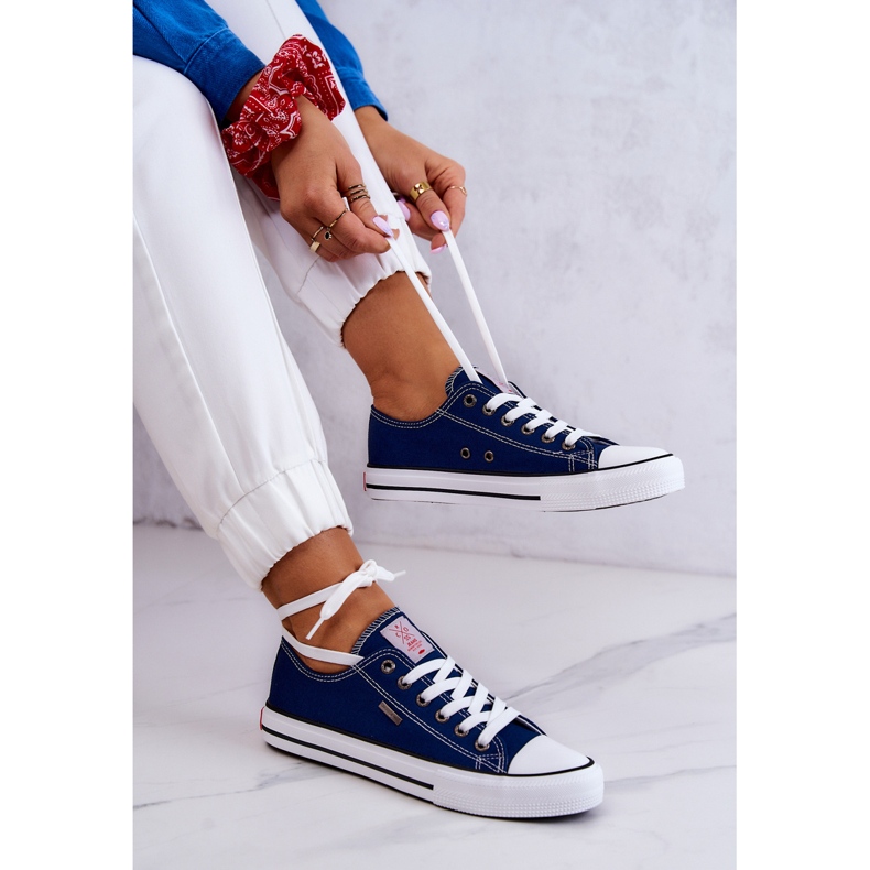 Pantofi de damă Clasici Cross Jeans JJ2R4012C Bleumarin albastru 1