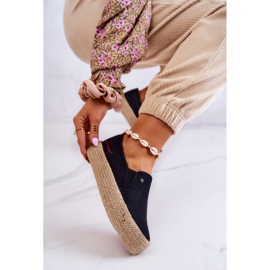 Cross Jeans Espadrile de damă, pe platformă, blugi încrucișați JJ2R4015C negri negru 1 Cross Jeans Espadrile de damă, pe platformă, blugi încrucișați JJ2R4015C negri negru 1