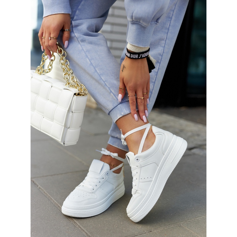 FG2 Pantofi sport de damă alb New Haven 1 FG2 Pantofi sport de damă alb New Haven 1