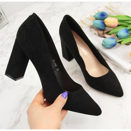 Pompe pe post de piele intoarsa Sergio Leone W SK316A negru 1