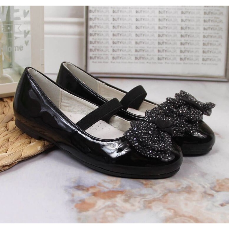 Balerini negri S. Bararski Jr. OLI154A negru 2