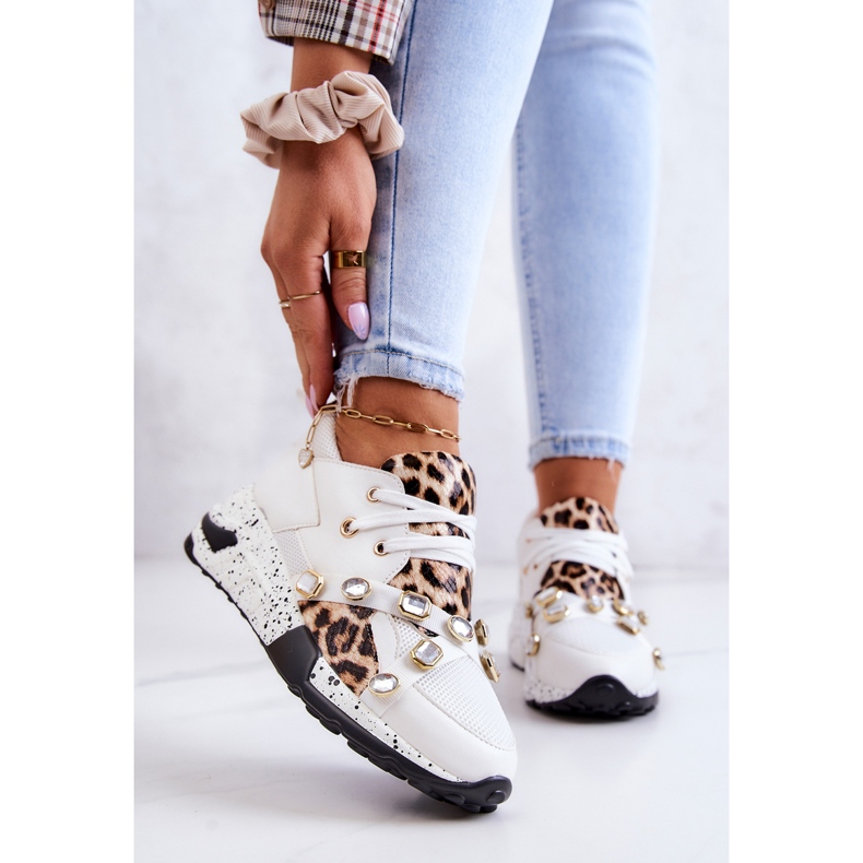 Pantofi Sport dama Lu Boo White Frency alb 1
