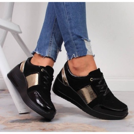 Tenisi cu pană S. Barski W OLI162A negri negru 2