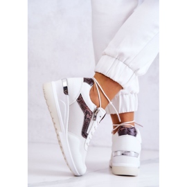 Pantofi de damă On Wedge Cross Jeans JJ2R4028C Alb 6