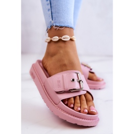 Papuci Clasici Cu Catarama Big Star JJ274A308 Roz 2