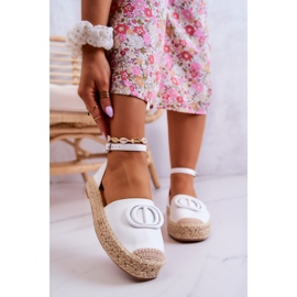 FE1 Espadrile cu decor White Nells alb 2