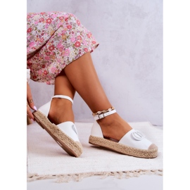 FE1 Espadrile cu decor White Nells alb 1