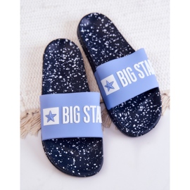 Papuci de damă Big Star JJ274A526 Albastru 2