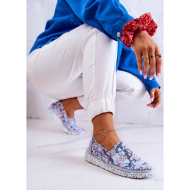 Pantofi Slip-On din piele de damă Maciejka 03512-39 Albastru 3