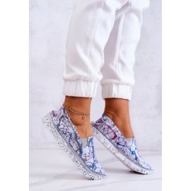 Pantofi Slip-On din piele de damă Maciejka 03512-39 Albastru 4