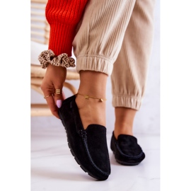 Mocasini de piele intoarsa de dama Big Star JJ274654 Negri negru 1