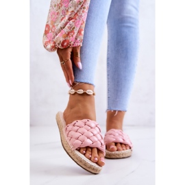 Papuci Impletiti Piele Big Star JJ274921 Roz 1