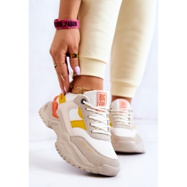 Pantofi sport dama Big Star JJ274A411 Alb si Bej 2