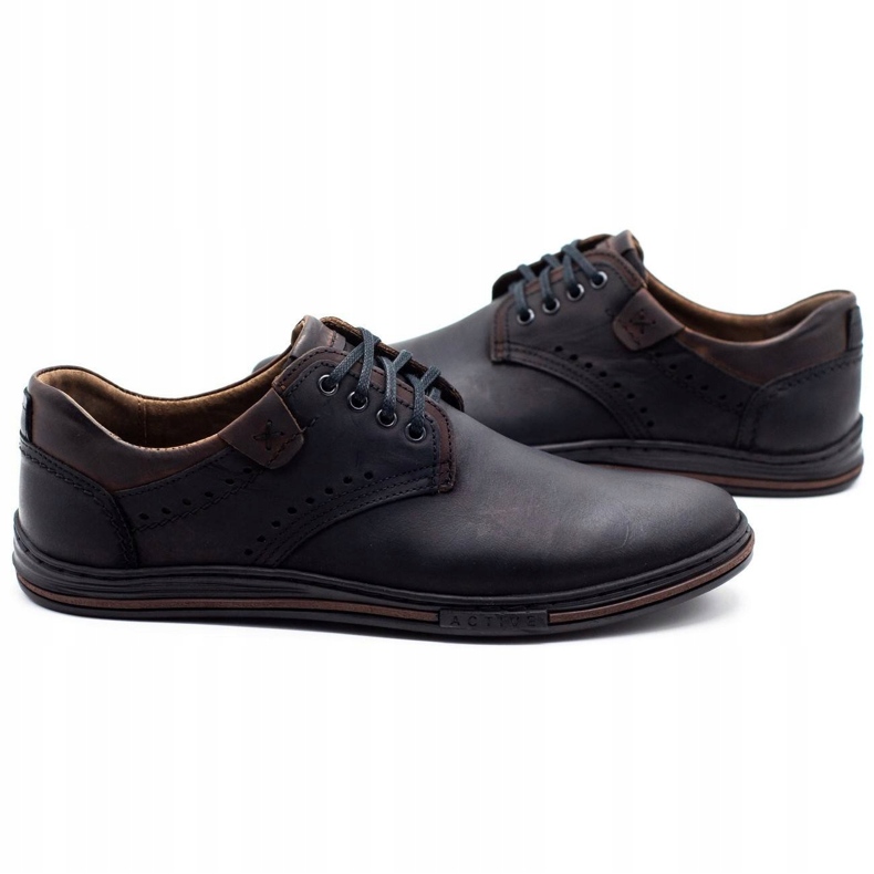 Polbut Pantofi casual bărbați 402 negri negru 3