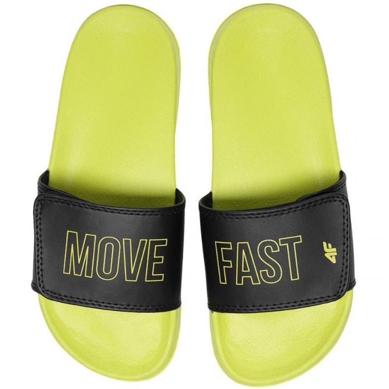 4F Jr HJL22 JKLM002 72N papuci negru verde 1 4F Jr HJL22 JKLM002 72N papuci negru verde 1