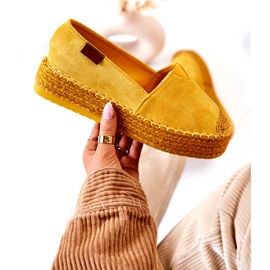 Inna Espadrile Lesley din piele intoarsa galbena 1 Inna Espadrile Lesley din piele intoarsa galbena 1