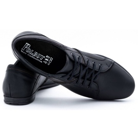 Polbut Pantofi negri pentru bărbați C25 negru 4