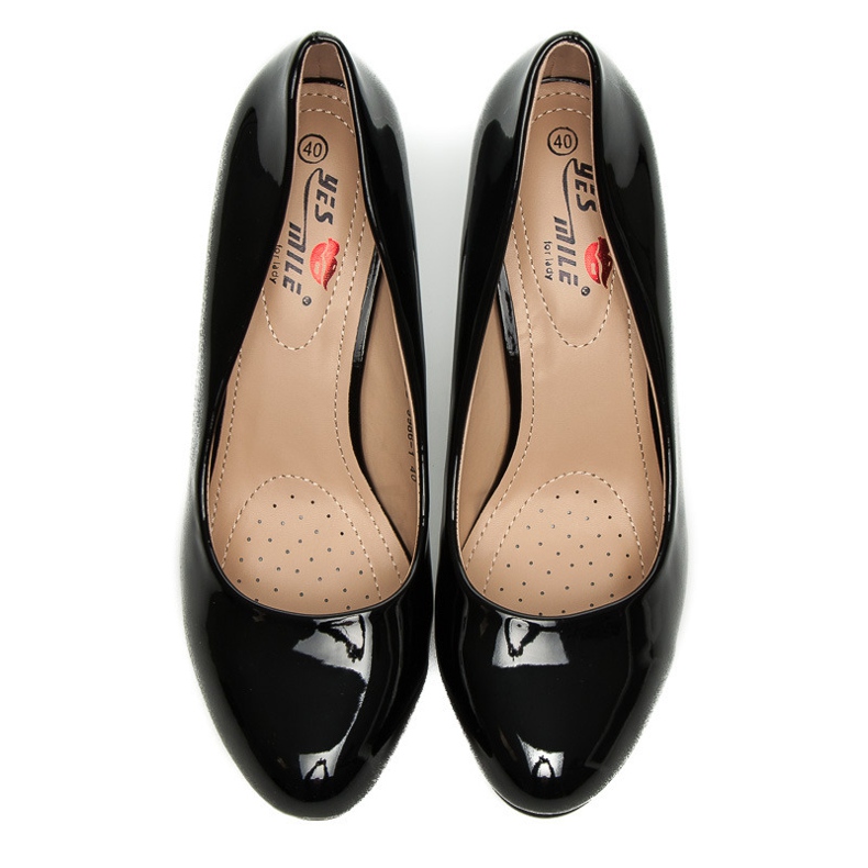 Yes Mile Pompe lacuite negru 1