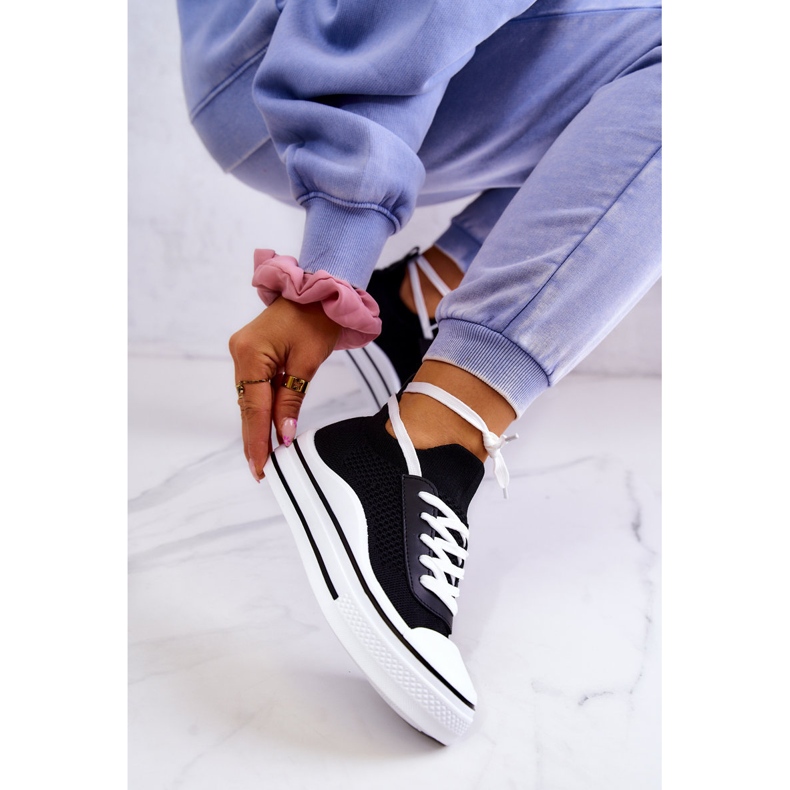 S.Barski Pantofi de damă negri Soren Socks negru 1