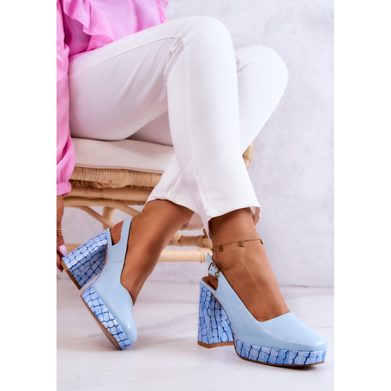 Sergio Leone Pompi Piele Maciejka 05441-06 Albastru 1