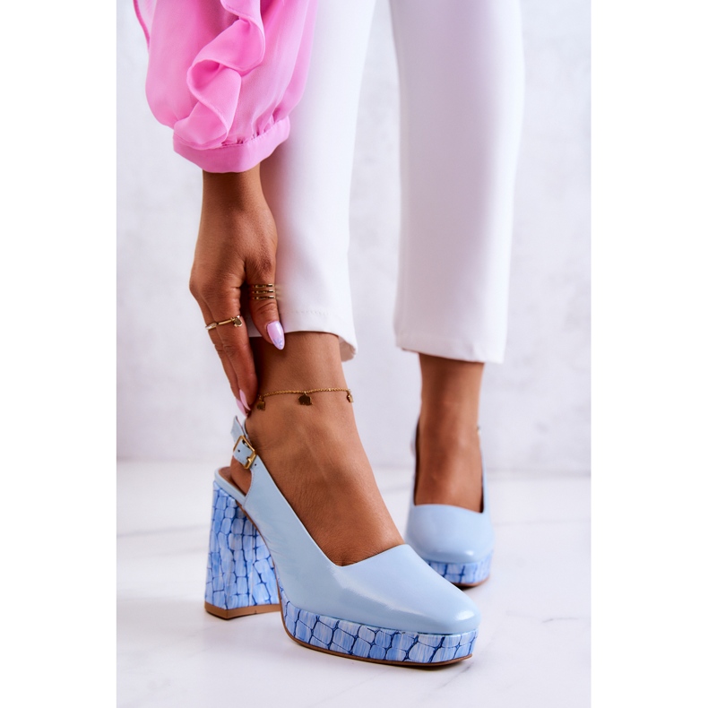 Sergio Leone Pompi Piele Maciejka 05441-06 Albastru 2