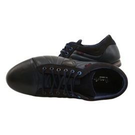 Lemar Încălțăminte din piele pentru bărbați 1615 bleumarin albastru 5