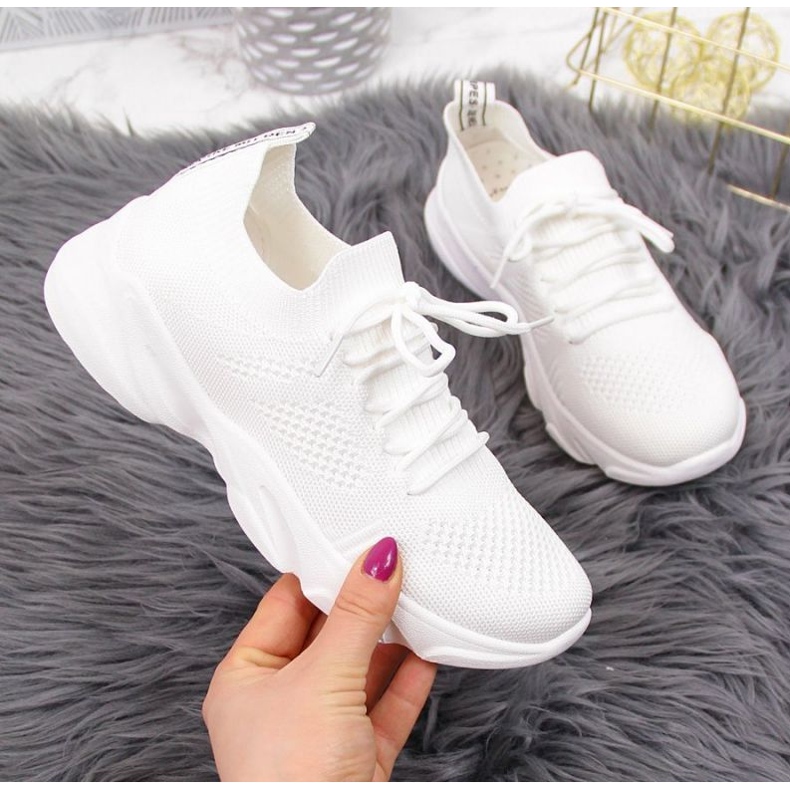 Filippo W PAW223B pantofi sport albi 1