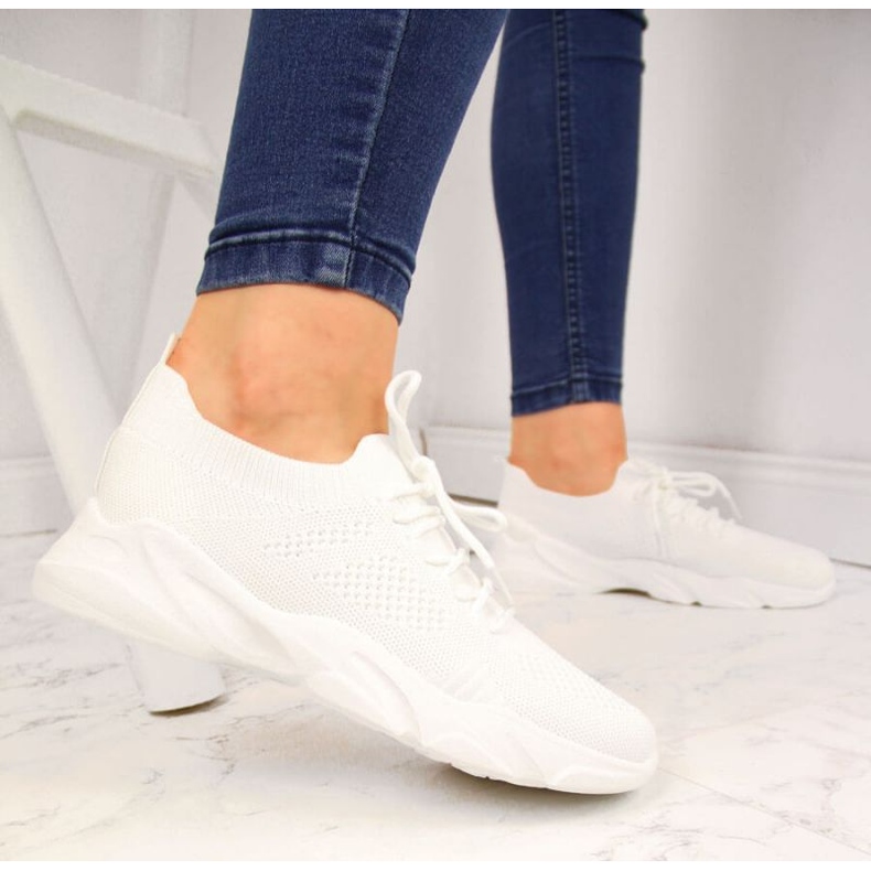 Filippo W PAW223B pantofi sport albi 2