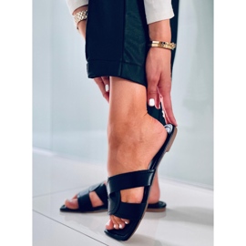 Sandale cu talpă pătrată Nitya Black negru 2