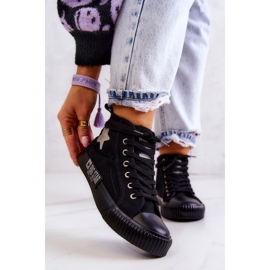 Pantofi clasici înalți Big Star JJ274380 Negri negru 2