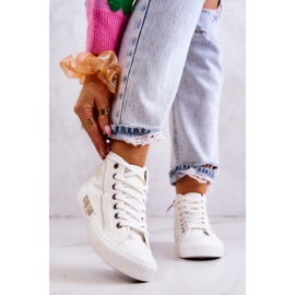 Pantofi clasici înalți Big Star JJ274379 Alb 2