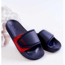 Papuci ușoare pentru copii Big Star JJ374351 Bleumarin roșu albastru marin 1