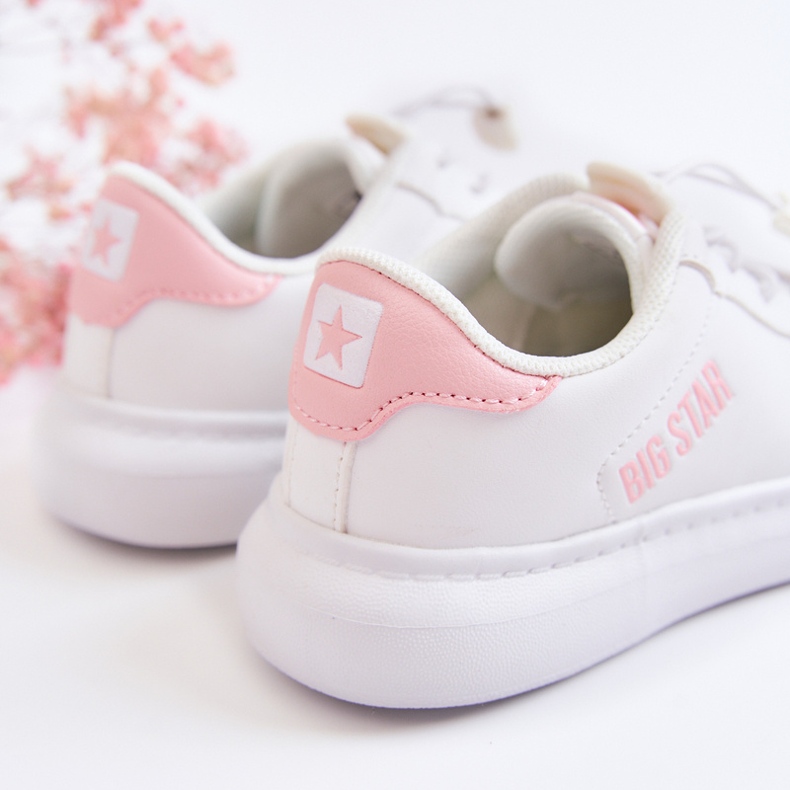 Pantofi sport pentru copii Big Star JJ374068 Alb și Roz 2 Pantofi sport pentru copii Big Star JJ374068 Alb și Roz 2