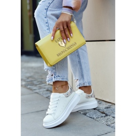 FE1 Pantofi sport clasici pentru femei Meleris alb și bej 1 FE1 Pantofi sport clasici pentru femei Meleris alb și bej 1