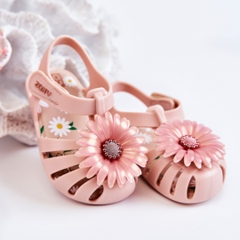 Sandale Copii Cu Velcro Parfumate ZAXY JJ385032 Roz deschis 1