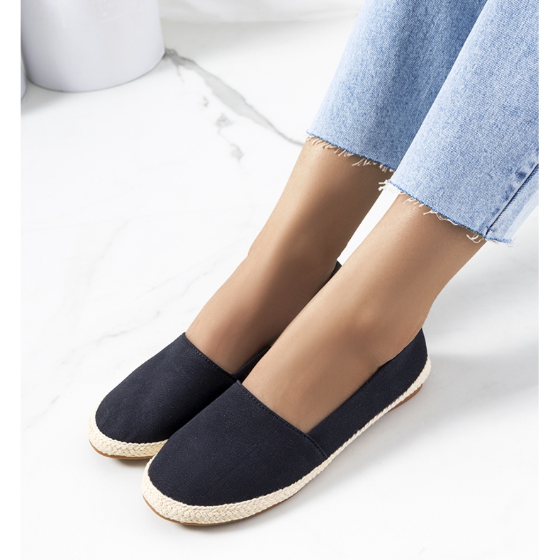 Espadrile de damă negre de la Lyndsey negru 1 Espadrile de damă negre de la Lyndsey negru 1