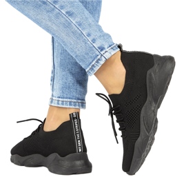 Filippo DTN2184/22 Pantofi sport negri pentru femei negru 2
