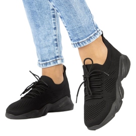 Filippo DTN2184/22 Pantofi sport negri pentru femei negru 3
