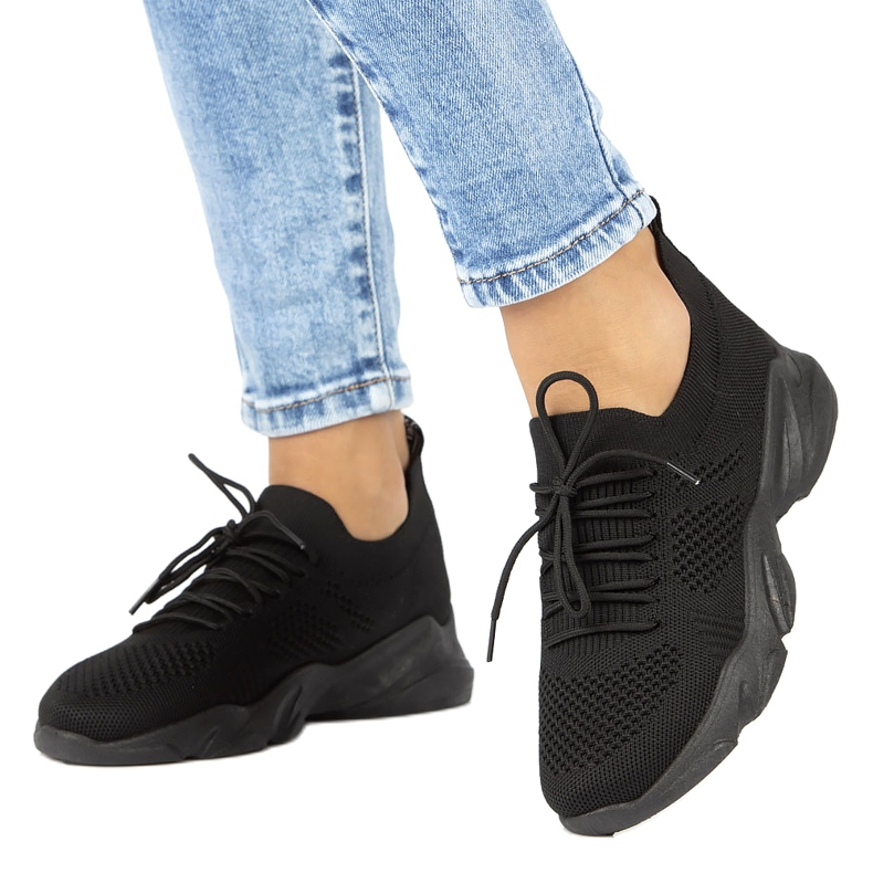 Filippo DTN2184/22 Pantofi sport negri pentru femei negru 3