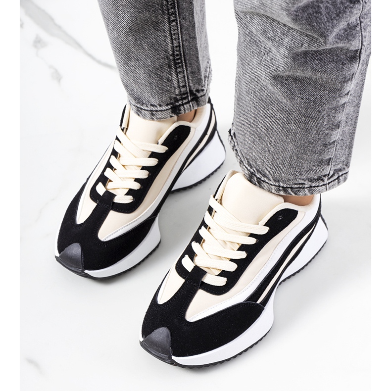 Tenisi de dama Hofste negri bej 1