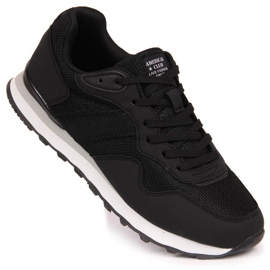 American Club W AM877A pantofi sport negri negru 1