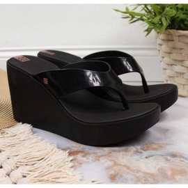 Zaxy W INT1710A papuci de cauciuc negru 2
