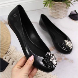 Balerini Meliski cu floare Zaxy W INT1712 negri negru 1