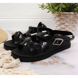 Sandale de cauciuc Zaxy W INT1714 negre negru 2