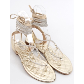 Sandale Abasi Gold legate de aur 1