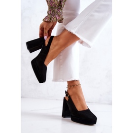 Pompe din piele intoarsa Maciejka 05441-01 Negru 2