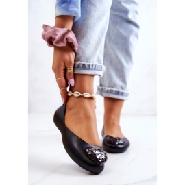 Balerini de cauciuc parfumați de damă ZAXY JJ285046 Negri negru 1